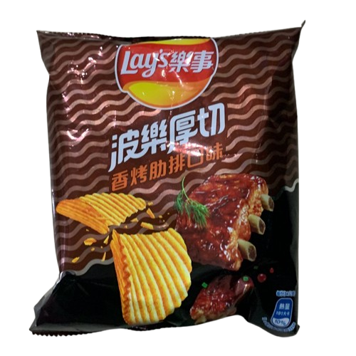 [VT014] LAY'S MAX Roasted Pork Rib Flavor Thick-Cut Potato Chips