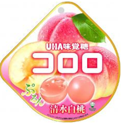 [VS159] UHA KORORO SHIMIZU WHITE PEACH 40G