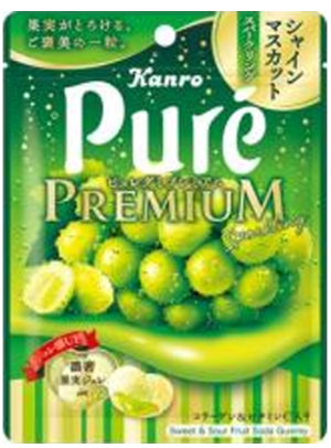 [VS160] PURE GUMMY PREMIUM SHINE MUSCAT SPARKLING 54G